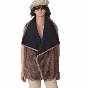 Mossimo Supply Co. Brown and Black Vest